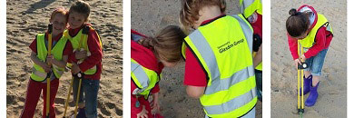 Rainbows Recycling Challenge Hits the Beach