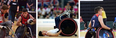 Myles of support for Wheelchair Rugby Champion