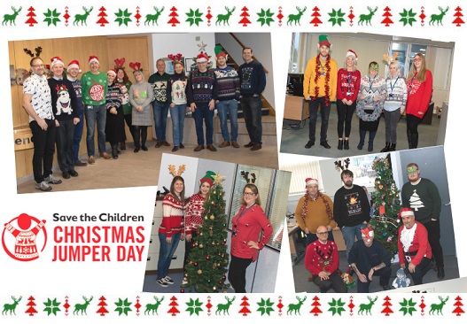 Save the Children Christmas jumper day